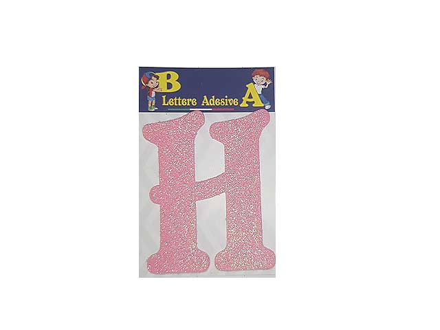 LETTERA ROSA H 12cm