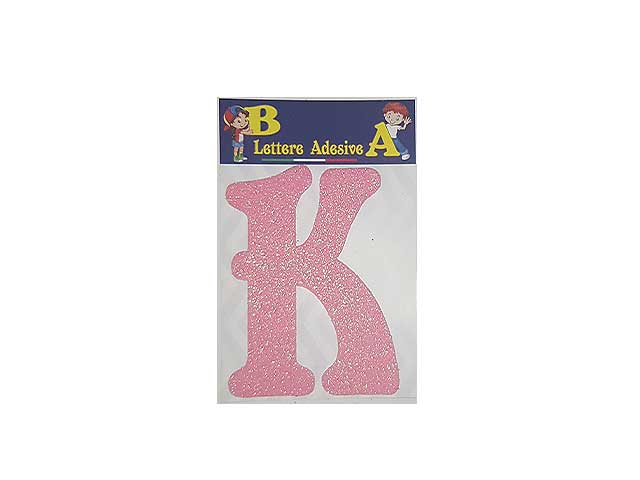 LETTERA ROSA K 12cm