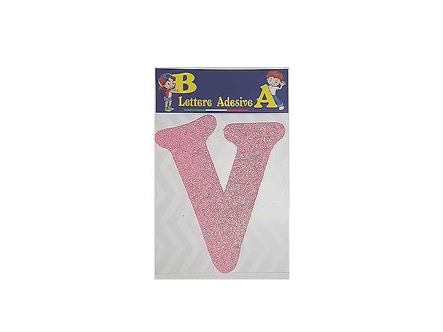 LETTERA ROSA V 12cm