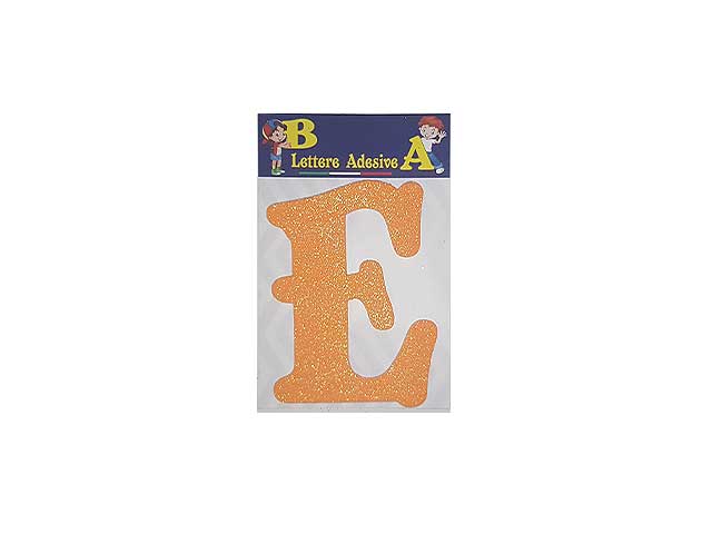 LETTERA ARANCIO E 12cm