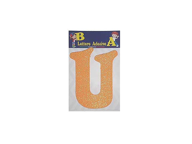 LETTERA ARANCIO U 12cm