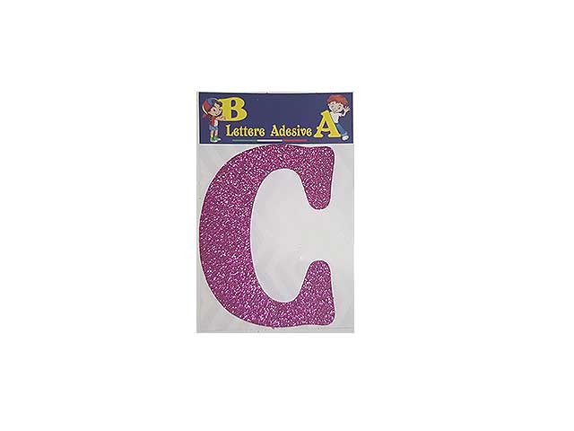 LETTERA FUCSIA C 12cm