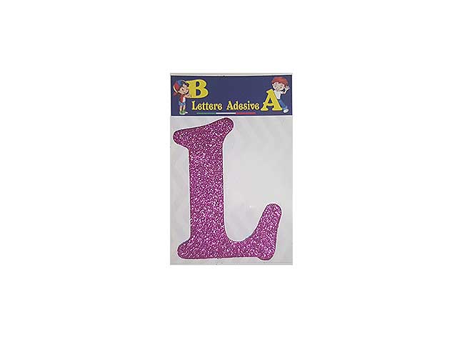 LETTERA FUCSIA L 12cm