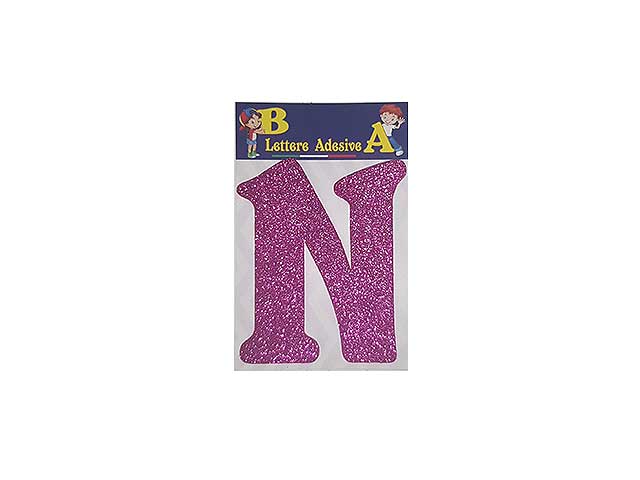 LETTERA FUCSIA N 12cm