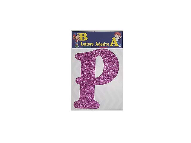 LETTERA FUCSIA P 12cm