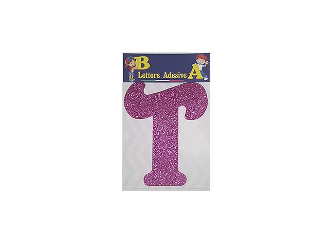 LETTERA FUCSIA T 12cm
