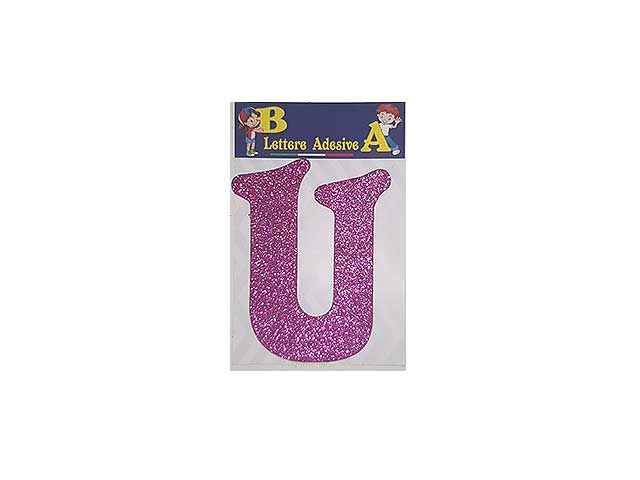 LETTERA FUCSIA U 12cm