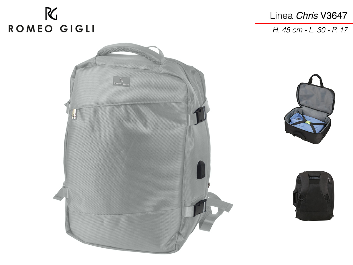 R.GIGLI ZAINO VIAGGIO TAUPE V3647 034 R.GIGLI ZAINO VIAGGIO TAUPE V3647 034