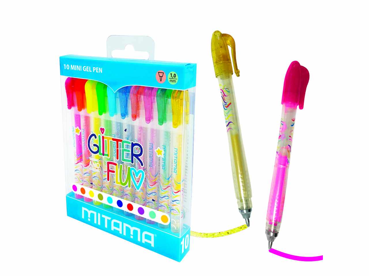 PENNA GEL MINI 10pz ASS.62569