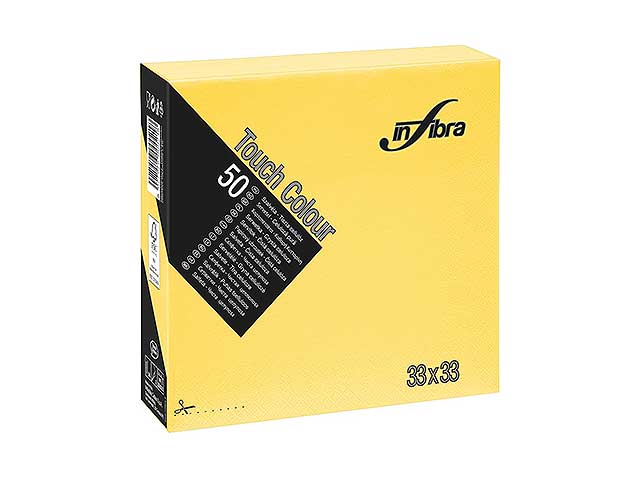 TOVAGLIOLO TOUCH 33×33 50pz GIALLO I-0298 TOVAGLIOLO TOUCH 33×33 50pz GIALLO I-0298