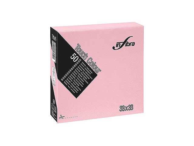 TOVAGLIOLO TOUCH 33×33 50pz ROSA I-0301 TOVAGLIOLO TOUCH 33×33 50pz ROSA I-0301