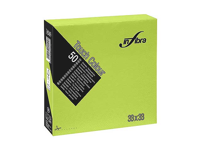 TOVAGLIOLO TOUCH 33×33 50pz VERDE M.I-0880 TOVAGLIOLO TOUCH 33×33 50pz VERDE M.I-0880