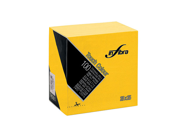 TOVAGLIOLO TOUCH 25×25 100pz GIALLO I-0265 TOVAGLIOLO TOUCH 25×25 100pz GIALLO I-0265