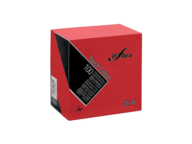 TOVAGLIOLO TOUCH 25×25 100pz ROSSO I-0264 TOVAGLIOLO TOUCH 25×25 100pz ROSSO I-0264