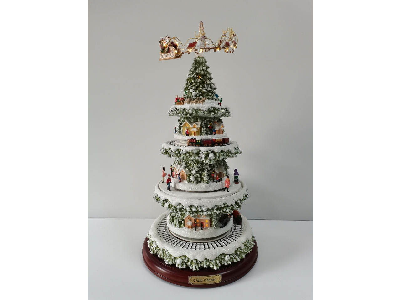 CARILLON ALBERO 4 SCENE H.45CM 62059