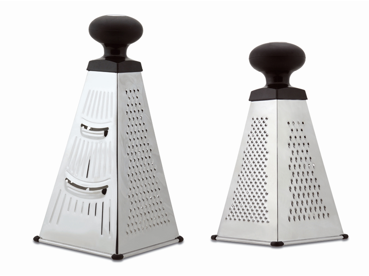 GRATTUGIA PIRAMIDE 4FACCE INOX H.20CM 12300200IVV