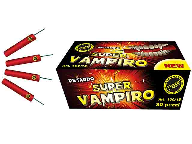 PETARDO S.VAMPIRO CONF.DA 30 PETARDI ART.100/15 PETARDO S.VAMPIRO CONF.DA 30 PETARDI ART.100/15