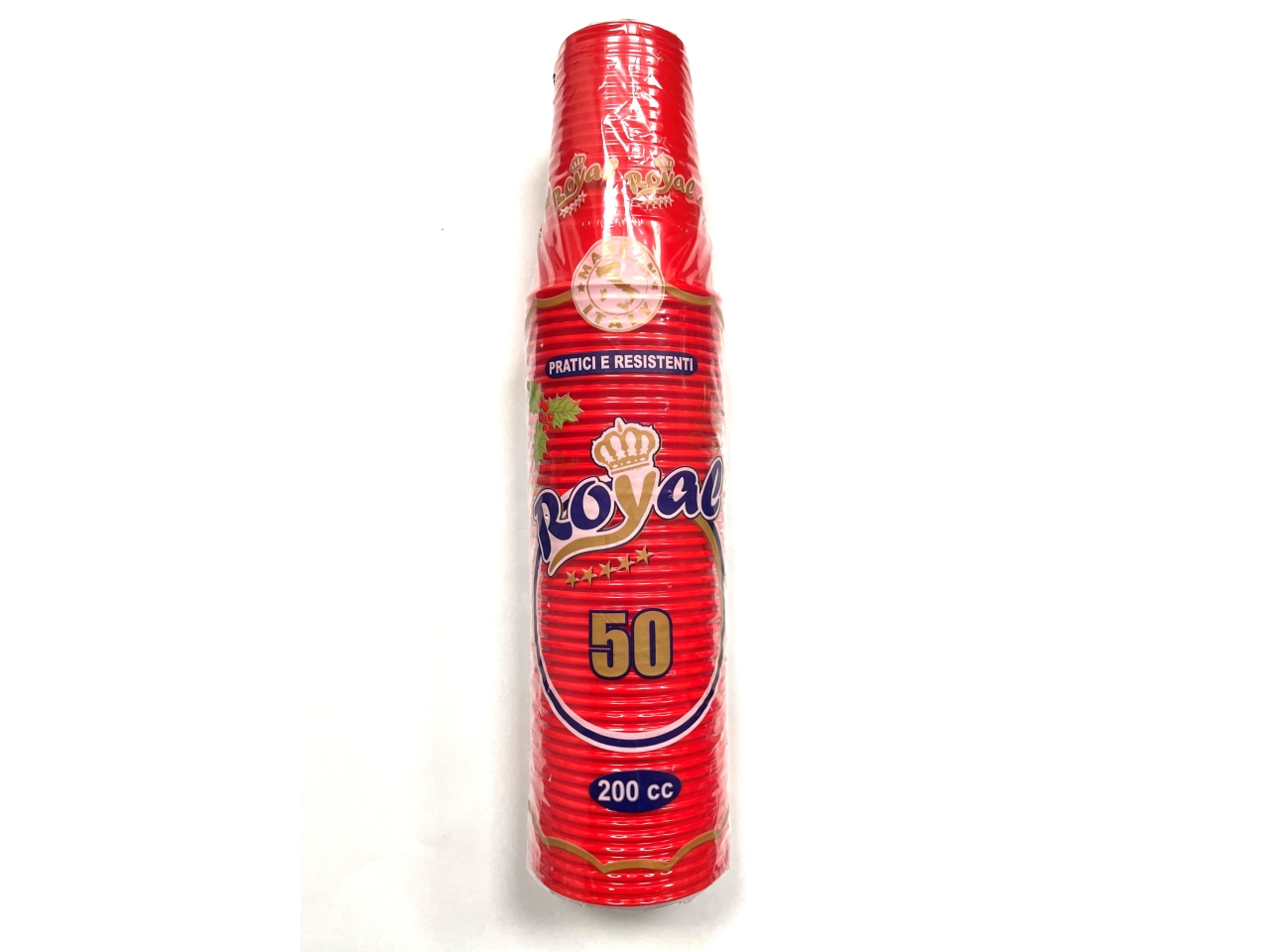 BICCHIERI ROSSI 200CC 50PZ PROB200R