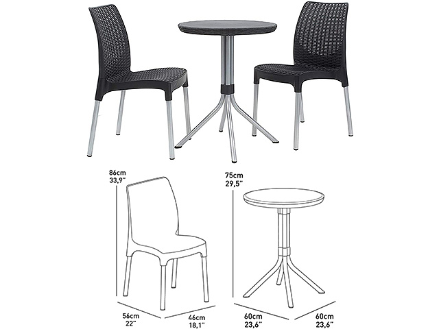L.CHELSEA SET BALCONY GRAPHITE  K222708 K939 KK