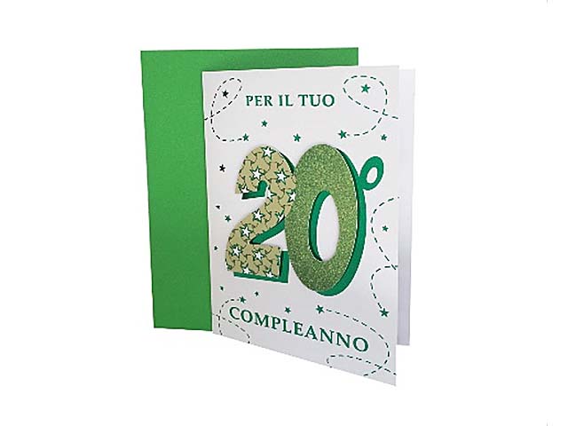 BIGLIETTO AUGURI 20 ANNI 62-020