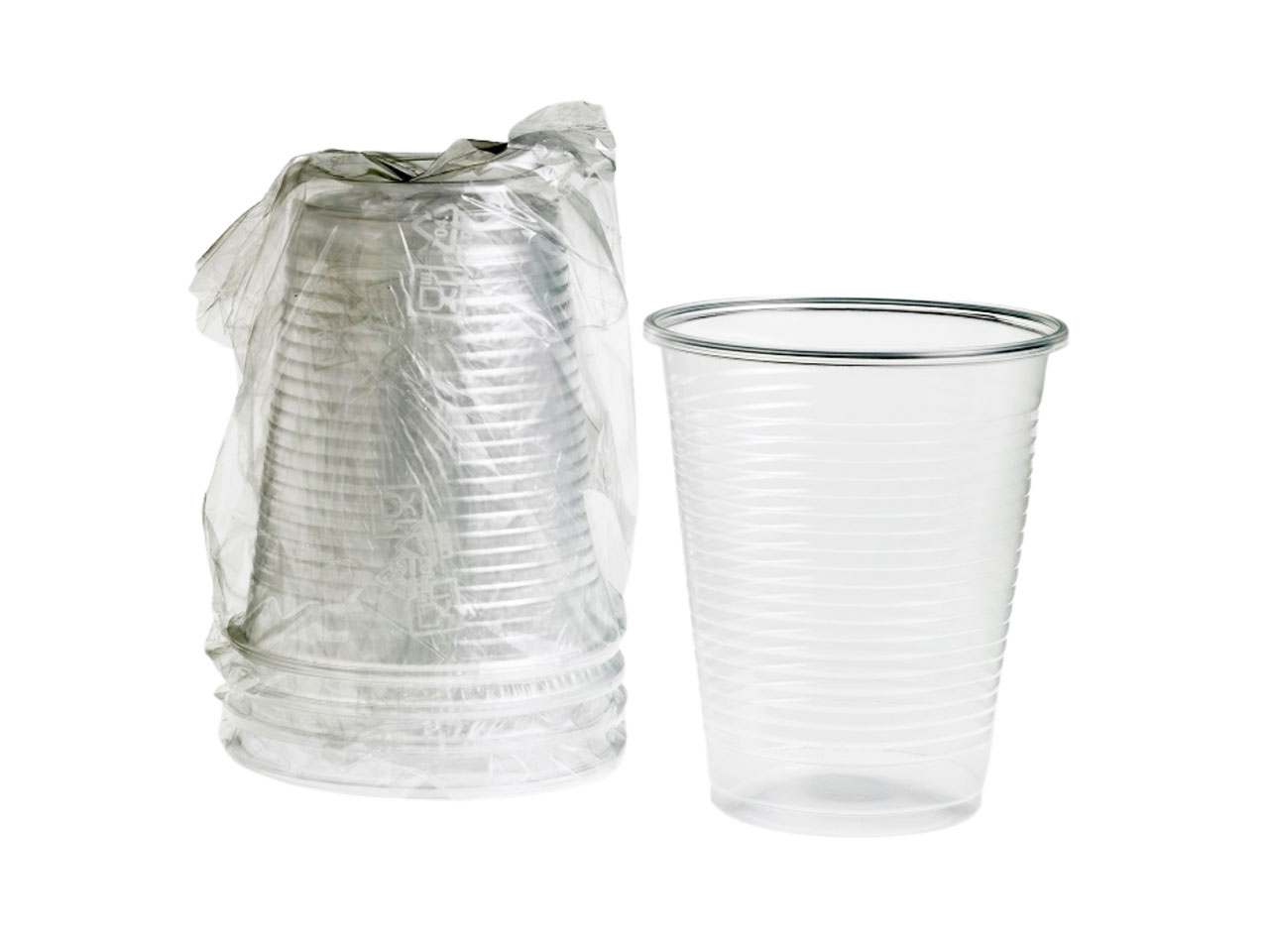 BICCHIERE PLASTICA 200cc IMBUSTATO 20pz. Q2054