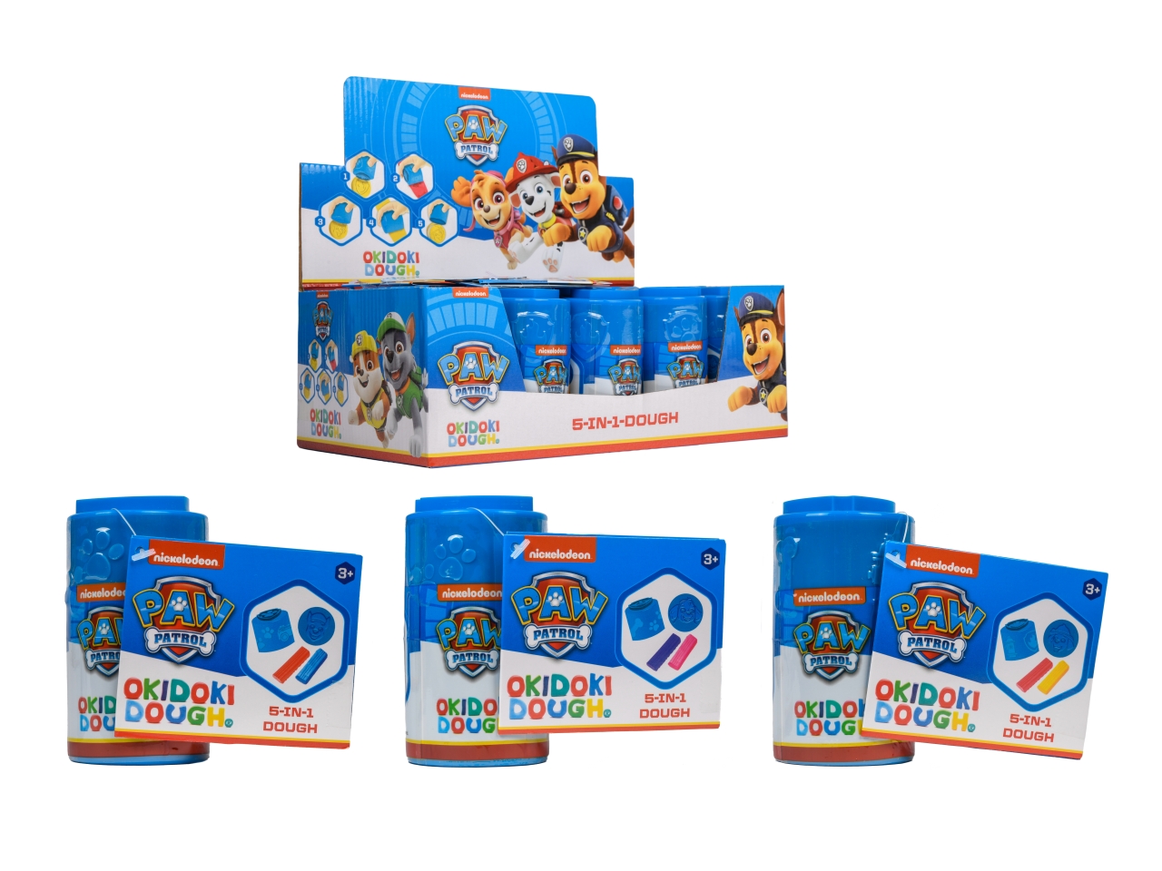 PLASTILINA 5 IN 1 DI PAWPATROL 37085 PLASTILINA 5 IN 1 DI PAWPATROL 37085