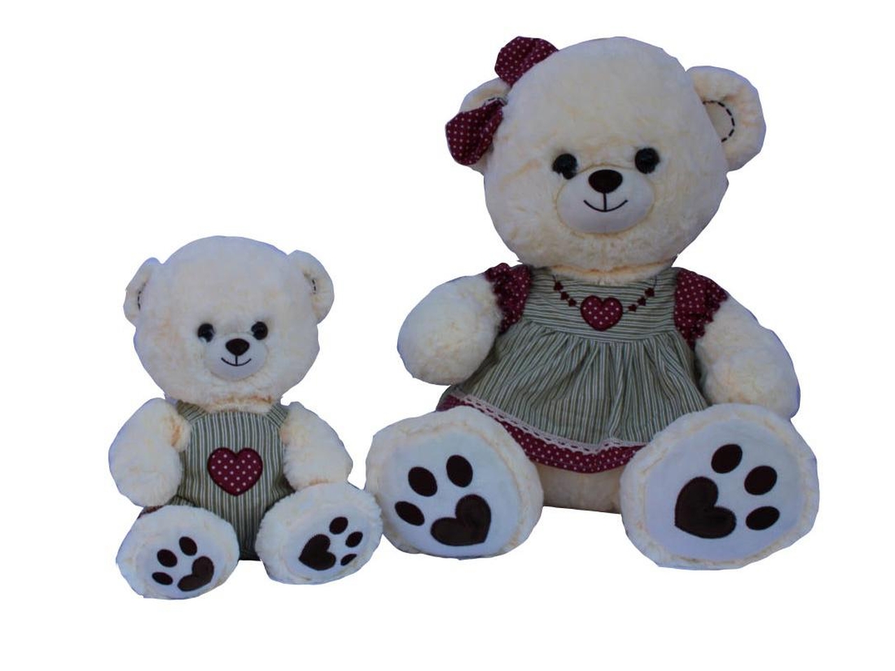 PELUCHE ORSETTO CON VESTITO 100CM