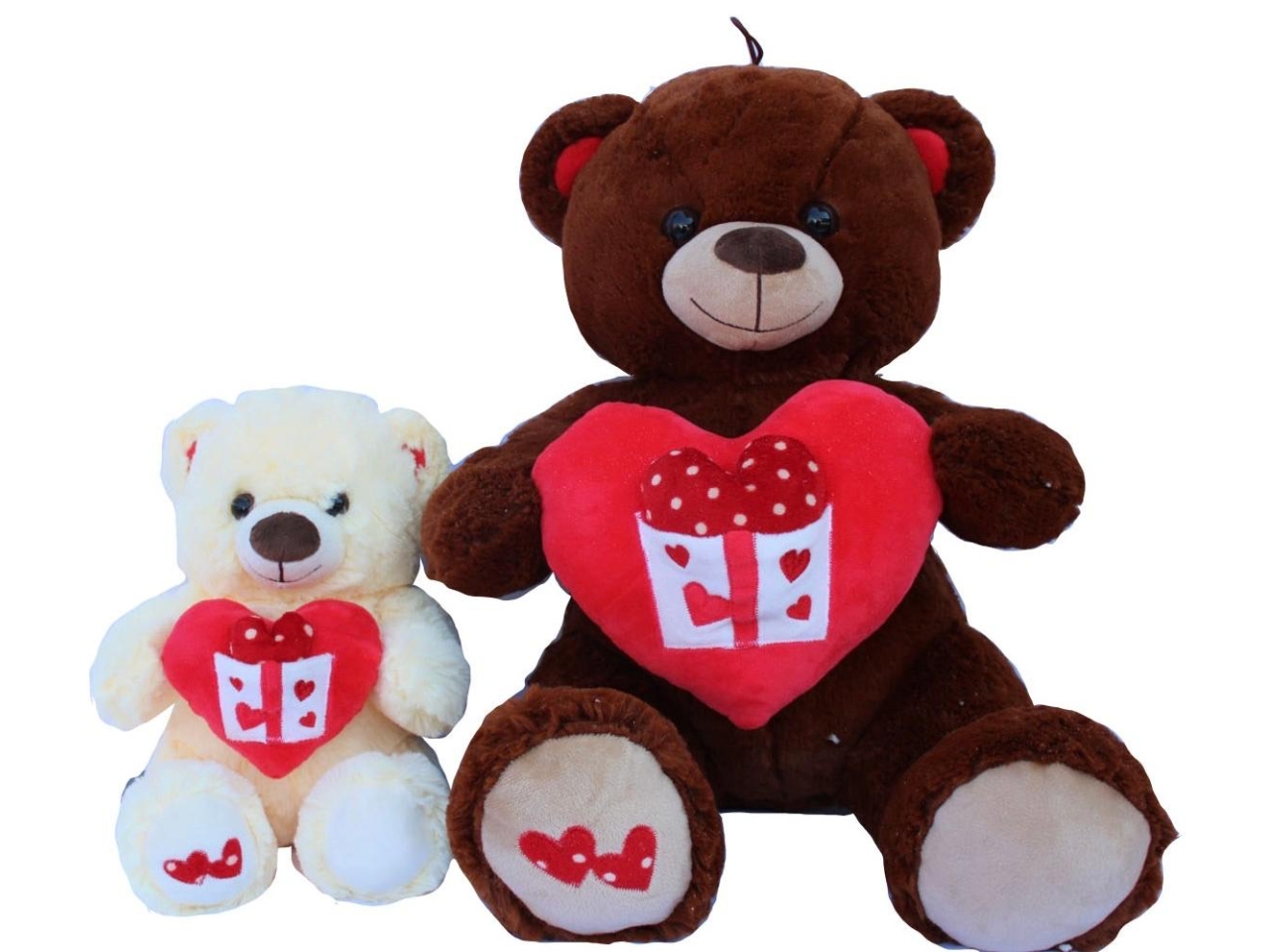 PELUCHE ORSO MESSAGGIO D’AMORE 25CM