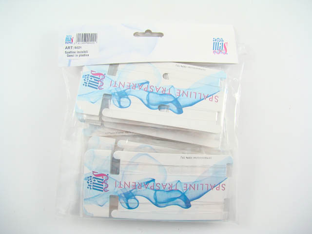 SPALLINE TRASPARENTI G.PLASTICA 12pz. SO21