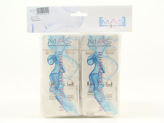 SPALLINE TRASPARENTI G.METALLO  S022
