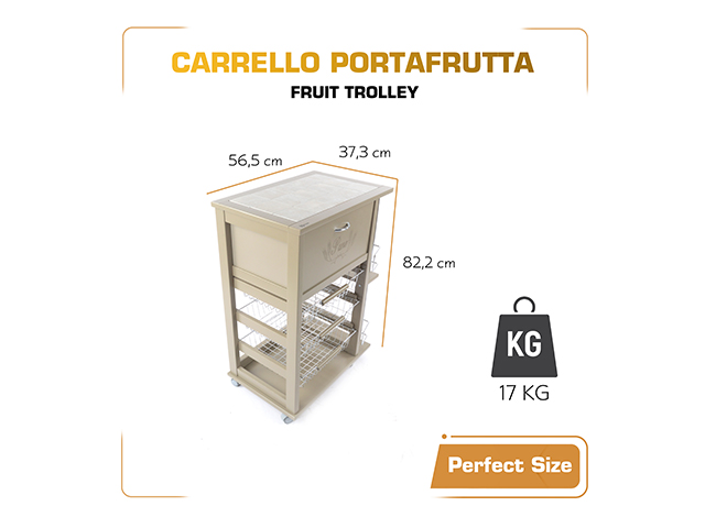 CARRELLO P.PANE+P.BOTT.FANGO MAS250