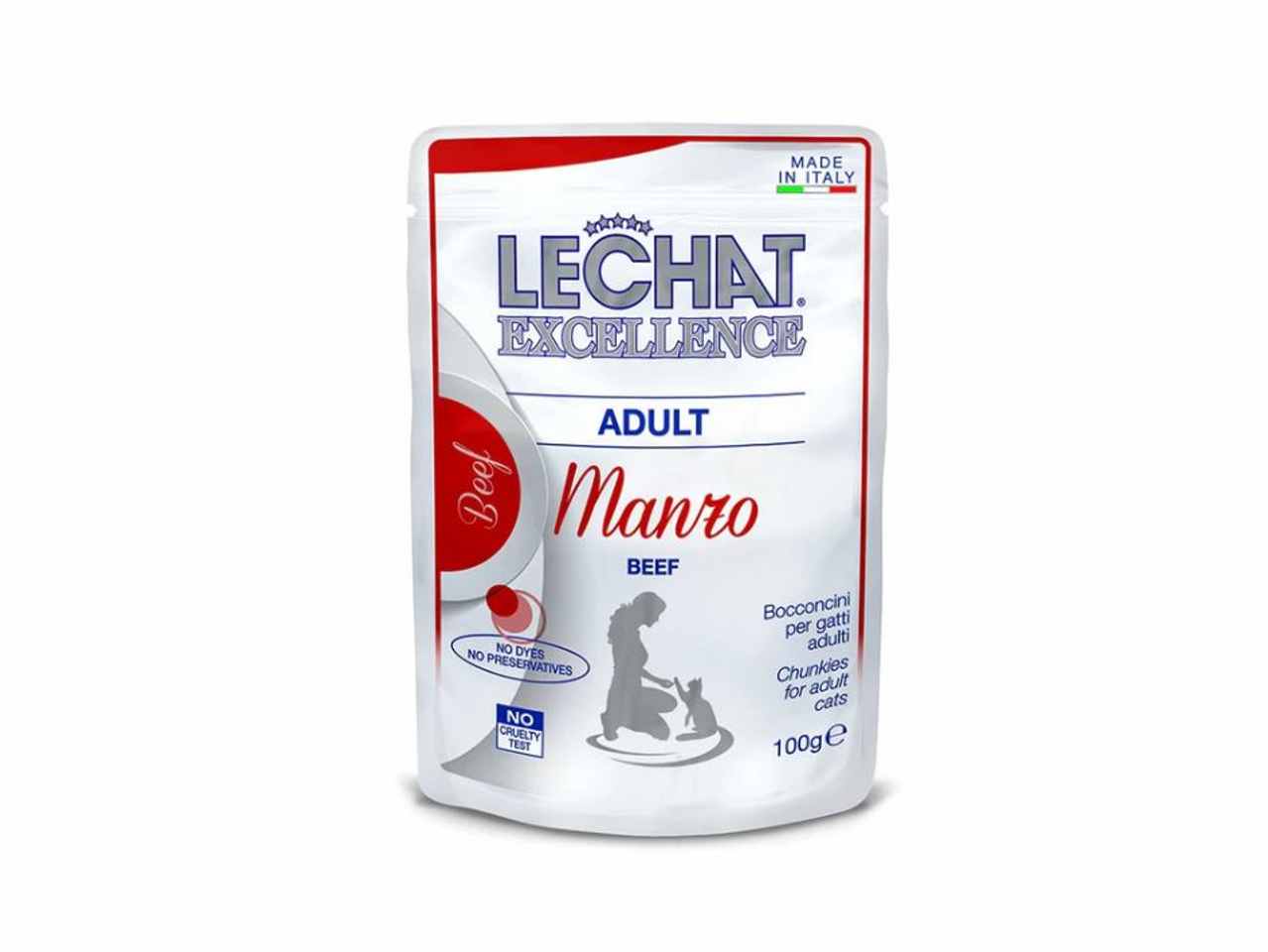 LECHAT EXCELLENCE 100gr MANZO -ADULT