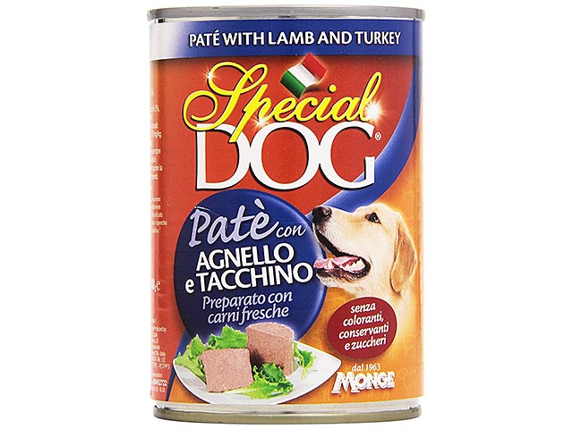 SPECIAL DOG PATE’ 400gr AGNELLO/TACCHI.