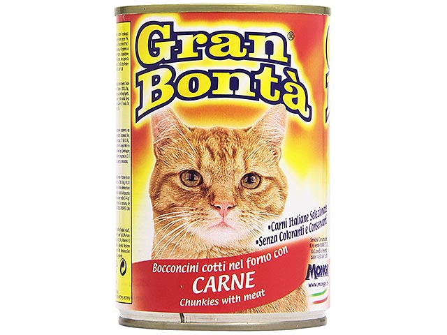 GRAN BONTA’ GATTO 400gr CARNE