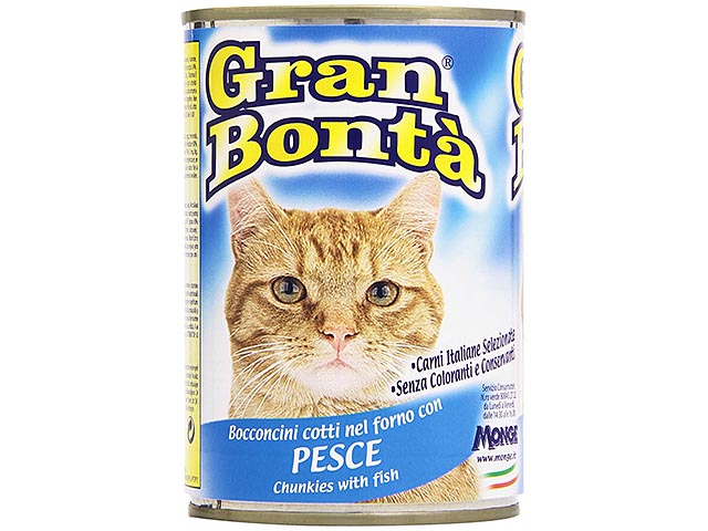 GRAN BONTA’ GATTO 400gr PESCE