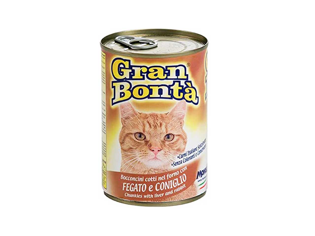 GRAN BONTA’ GATTO 400gr FEGATO/CONIGLIO