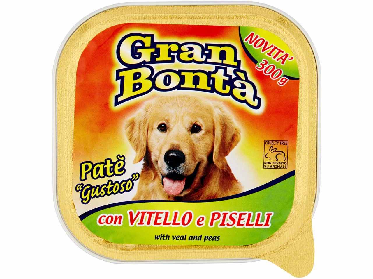 GRAN BONTA’ CANE VITELLO/PISELLI 300gr