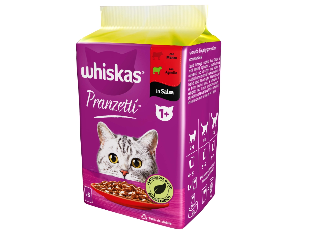 WHISKAS PRANZ.CARNI MISTE 1+ 443171$