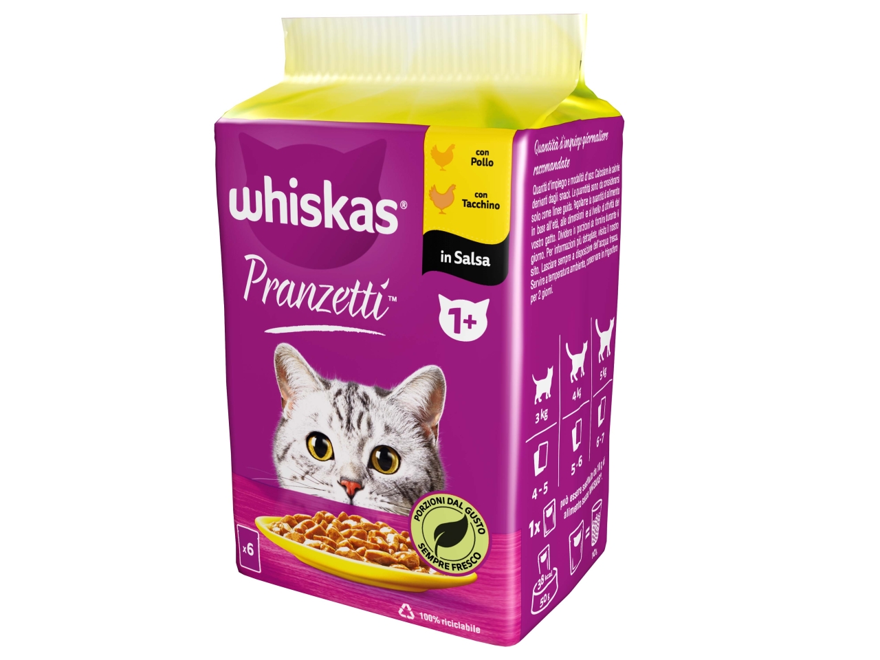 WHISKAS PRANZ.CARNI BIANCHE 1+ 443176$ WHISKAS PRANZ.CARNI BIANCHE 1+ 443176$