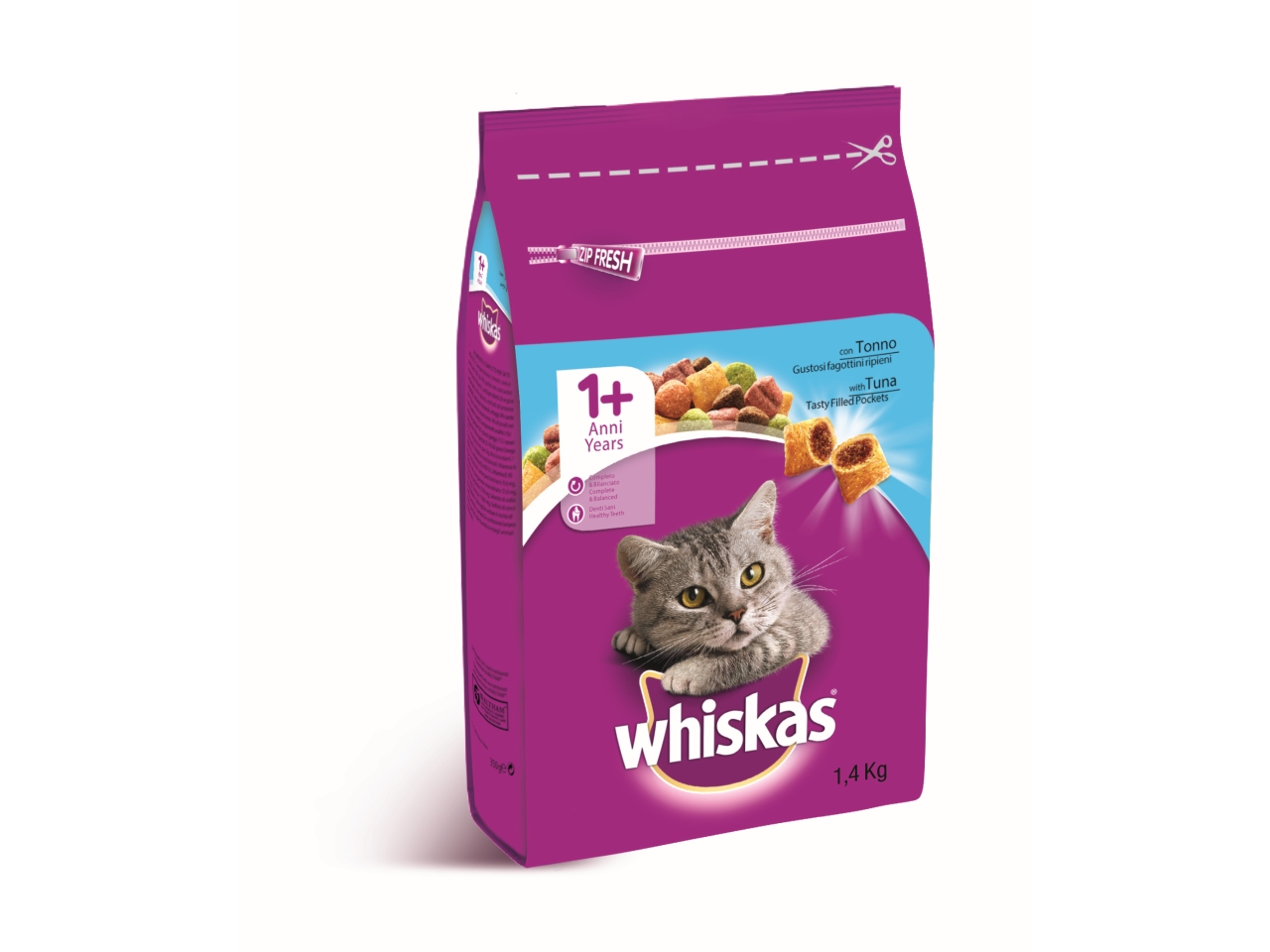 WHISKAS DRY ADULT TONNO 6X1,4KG 327689$ WHISKAS DRY ADULT TONNO 6X1,4KG 327689$