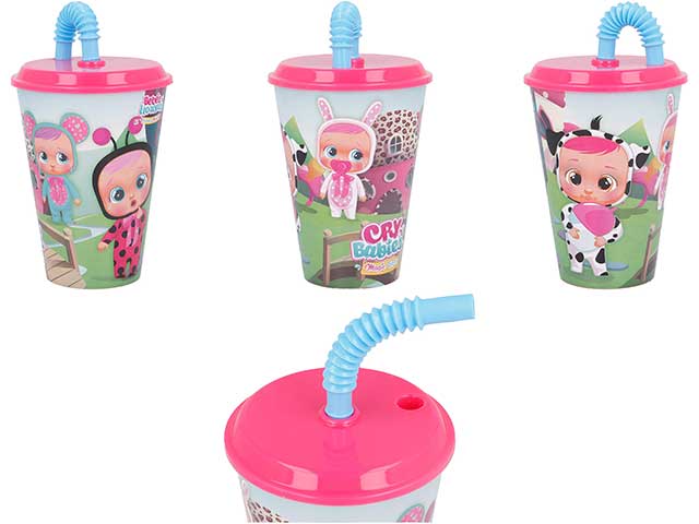 CRY BABIES BICCHIERE CON CANNU ST007730