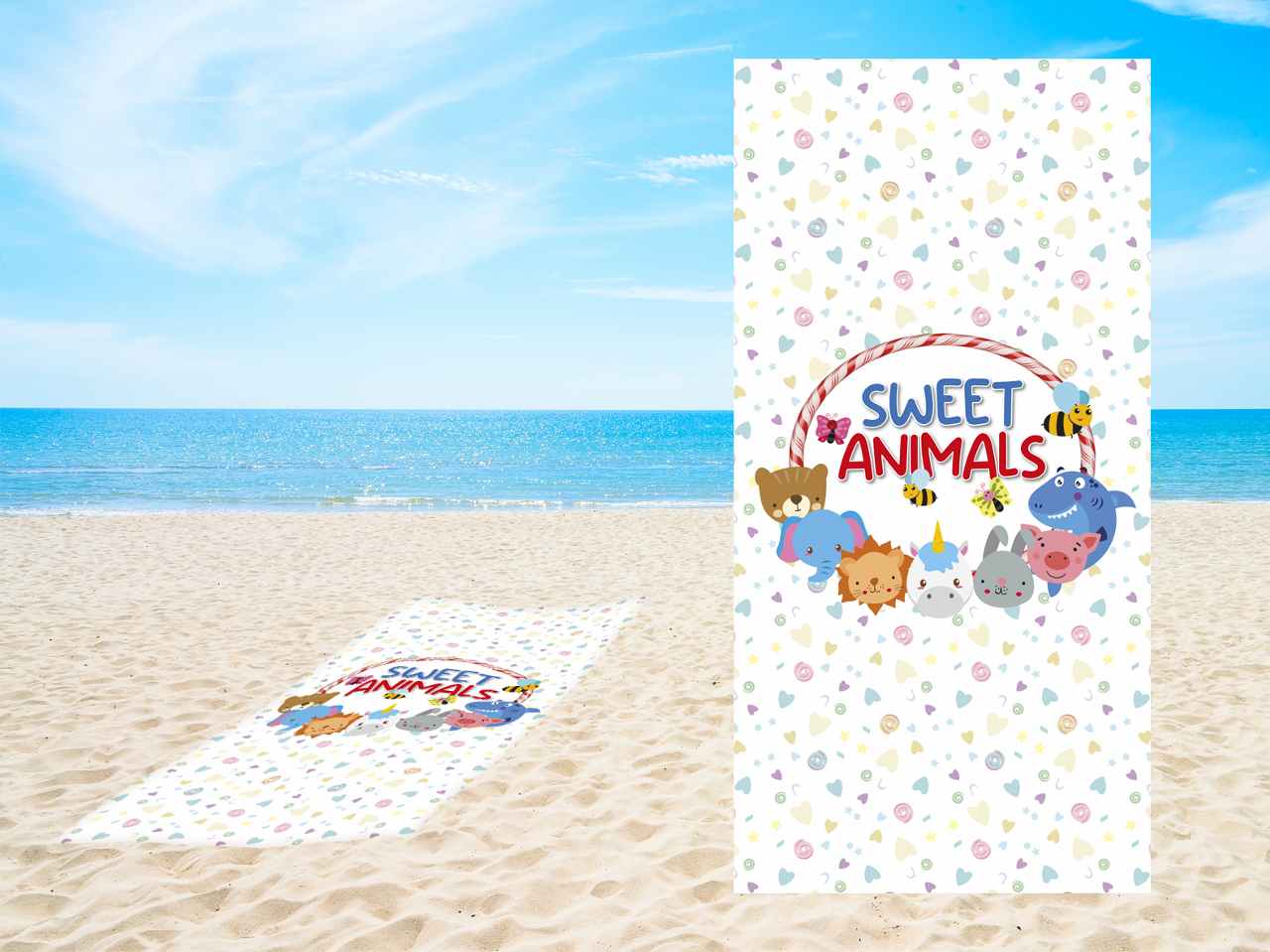 SWEET ANIMALS TELO MARE IN MICROF VP231 $