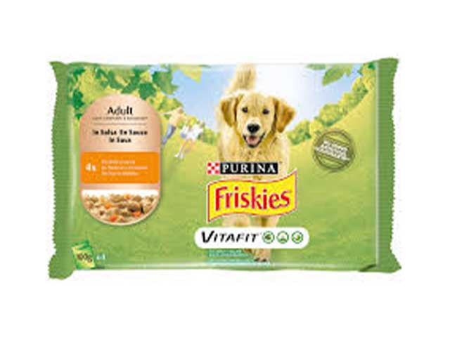 FRISKIES ADULT DOG M.PACK 4X100gr 14040