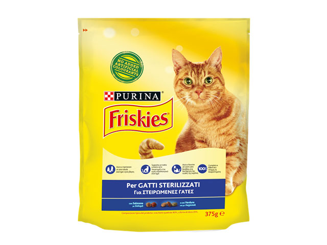 FRISKIES STERLIZ. SALM./VER 375gr 9739