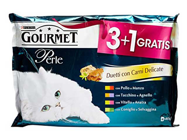 GOURMET PERLE M.PACK CARNE 4X85G 9704