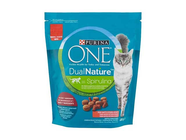 PURINA ONE DUAL NAT.STER 400gr 28027