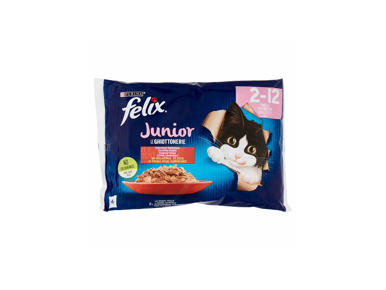 FELIX GHIOTTONERIE JUNIOR 4x85gr 61205