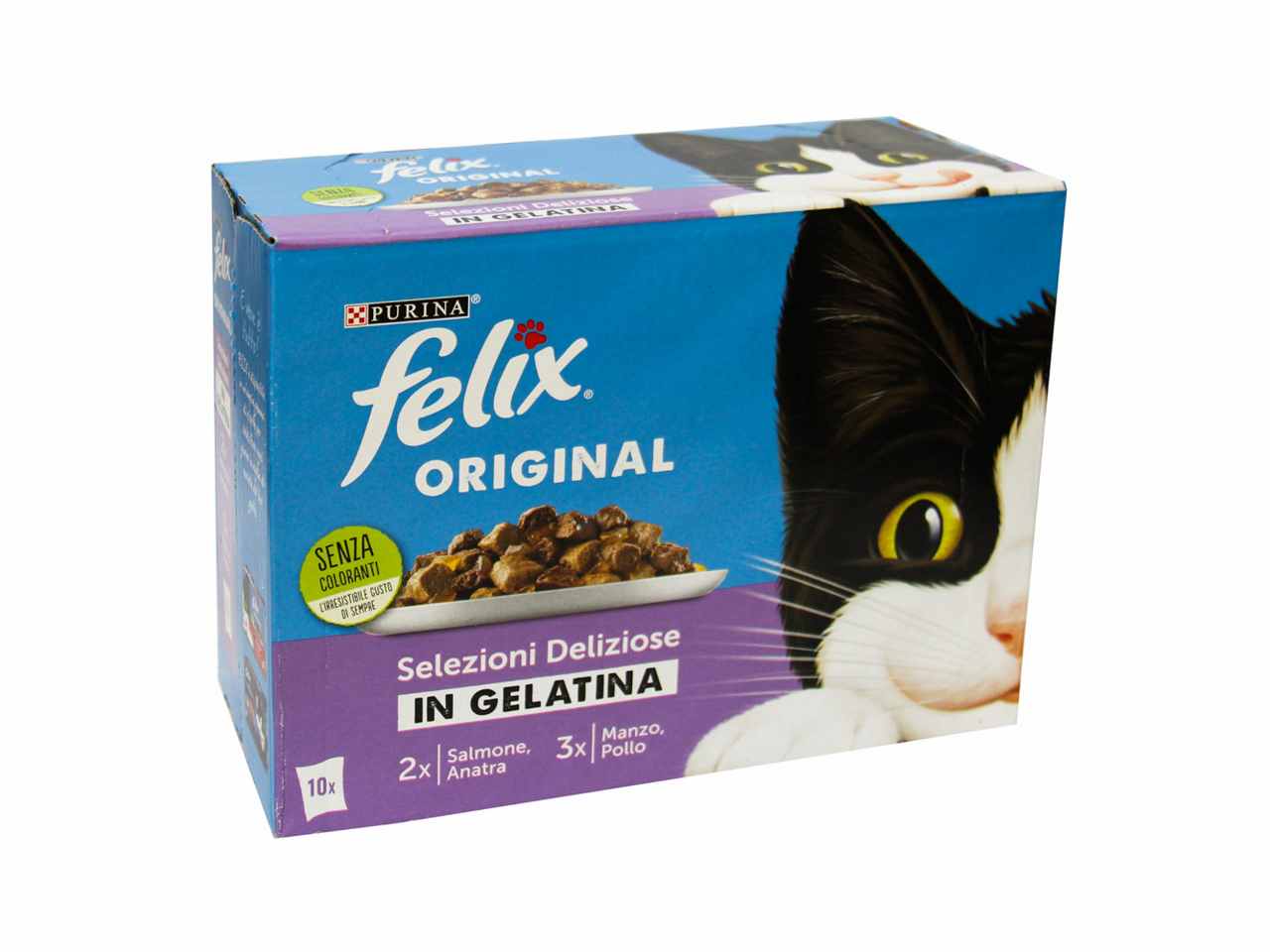 FELIX ORIGINAL SEL.IN GELATINA 10x85gr 61196$