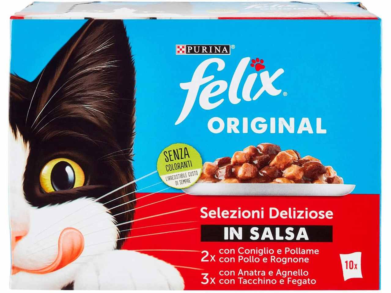 FELIX ORIGINAL SELEZIONI IN SALSA 10x85gr 61195$