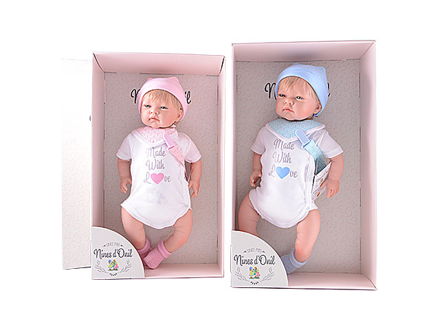 BAMBOLA BABY VICHY COLORE RANCIONE 1412
